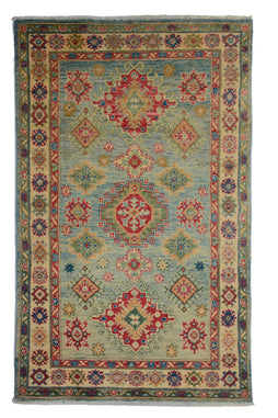 Afghan Kazak Rug, 112 x 177 cm (New Arrival)