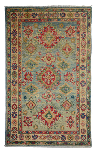 Afghan Kazak Rug, 112 x 177 cm (New Arrival)