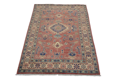 Afghan Kazak Rug, 122 x 170 cm (New Arrival)