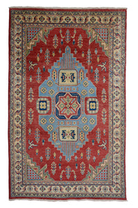 Afghan Kazak Rug, 121 x 185 cm