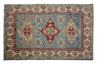 Afghan Kazak Rug, 130 x 194 cm