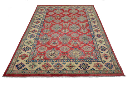 Afghan Kazak Rug, 198 x 288 cm (New Arrival)