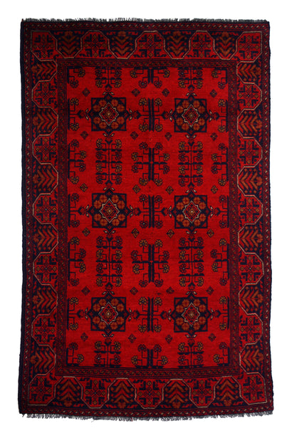 Afghan Khal Mohammadi Rug, 124 x 190 cm (New Arrival)