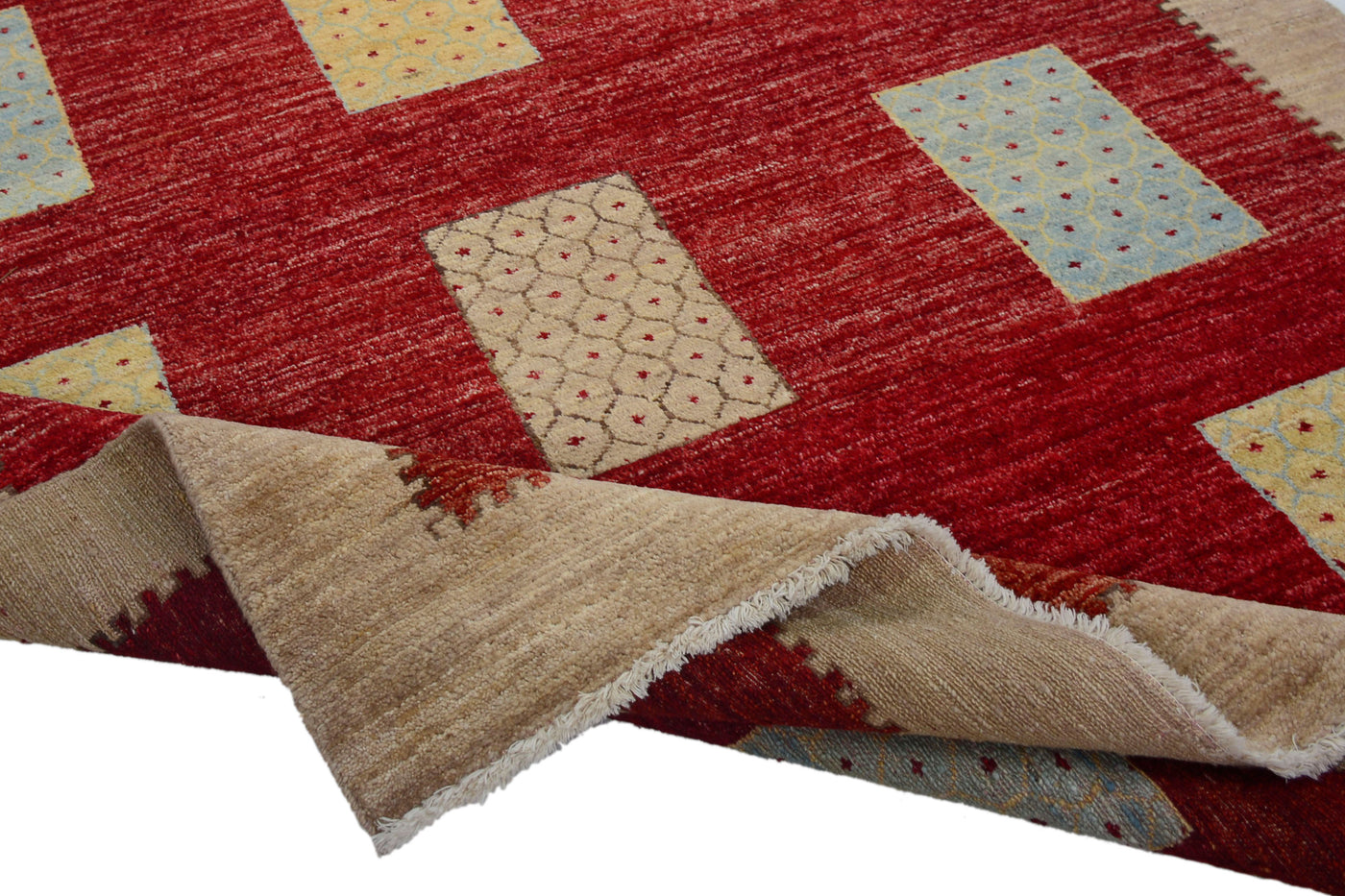 Gabbeh Persian Rug – Pearl Inkblot