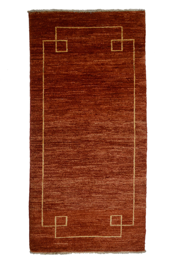 Persian Gabbeh Rug, 68  x 146 cm