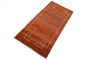 Persian Gabbeh Rug, 68  x 146 cm