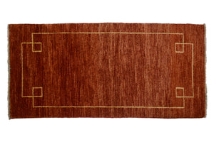 Persian Gabbeh Rug, 68  x 146 cm