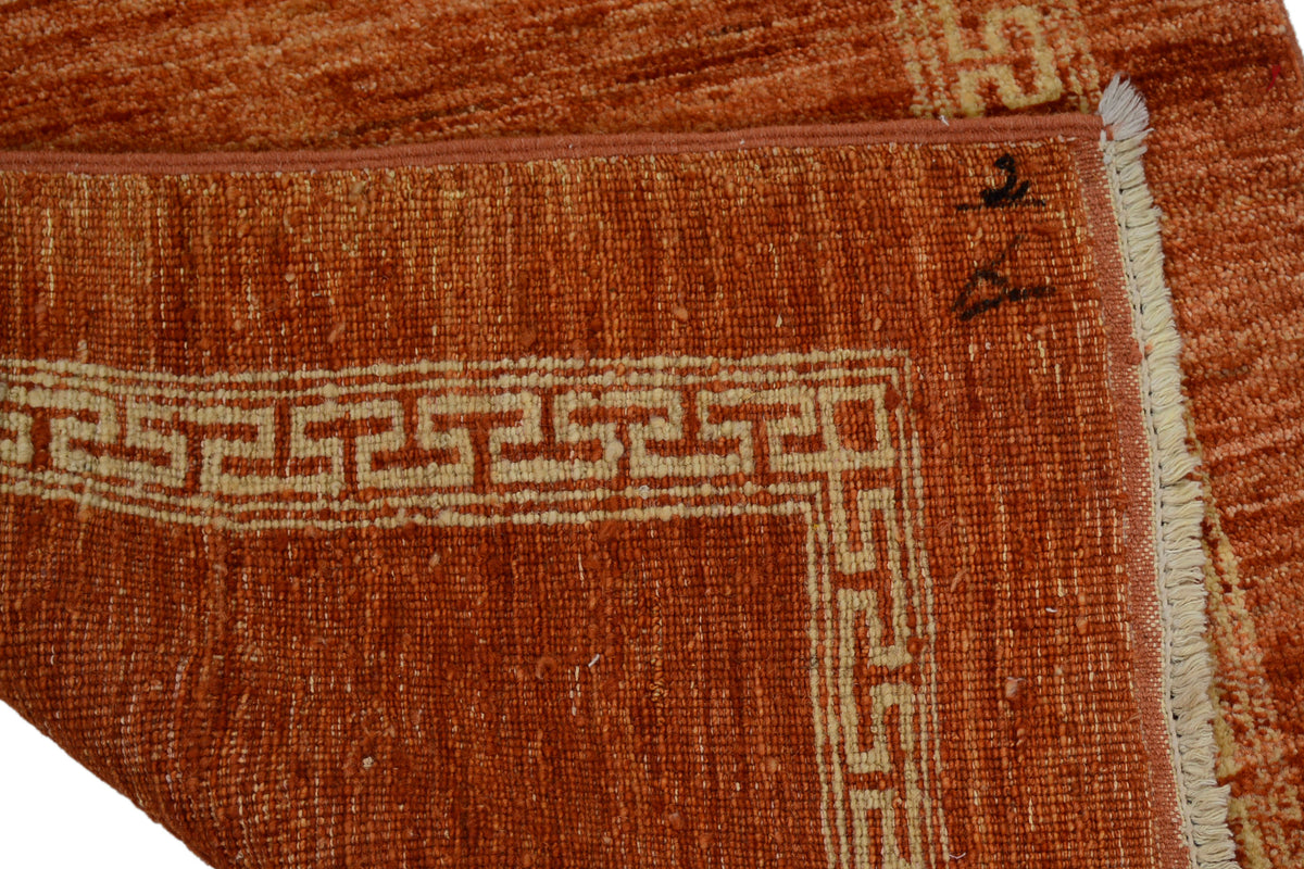 Gabbeh Persian Rug – Copper Ground