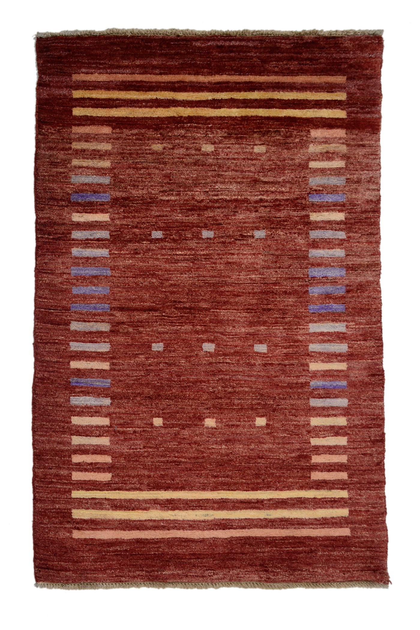 Gabbeh Persian Rug – Pomegranate Warmth