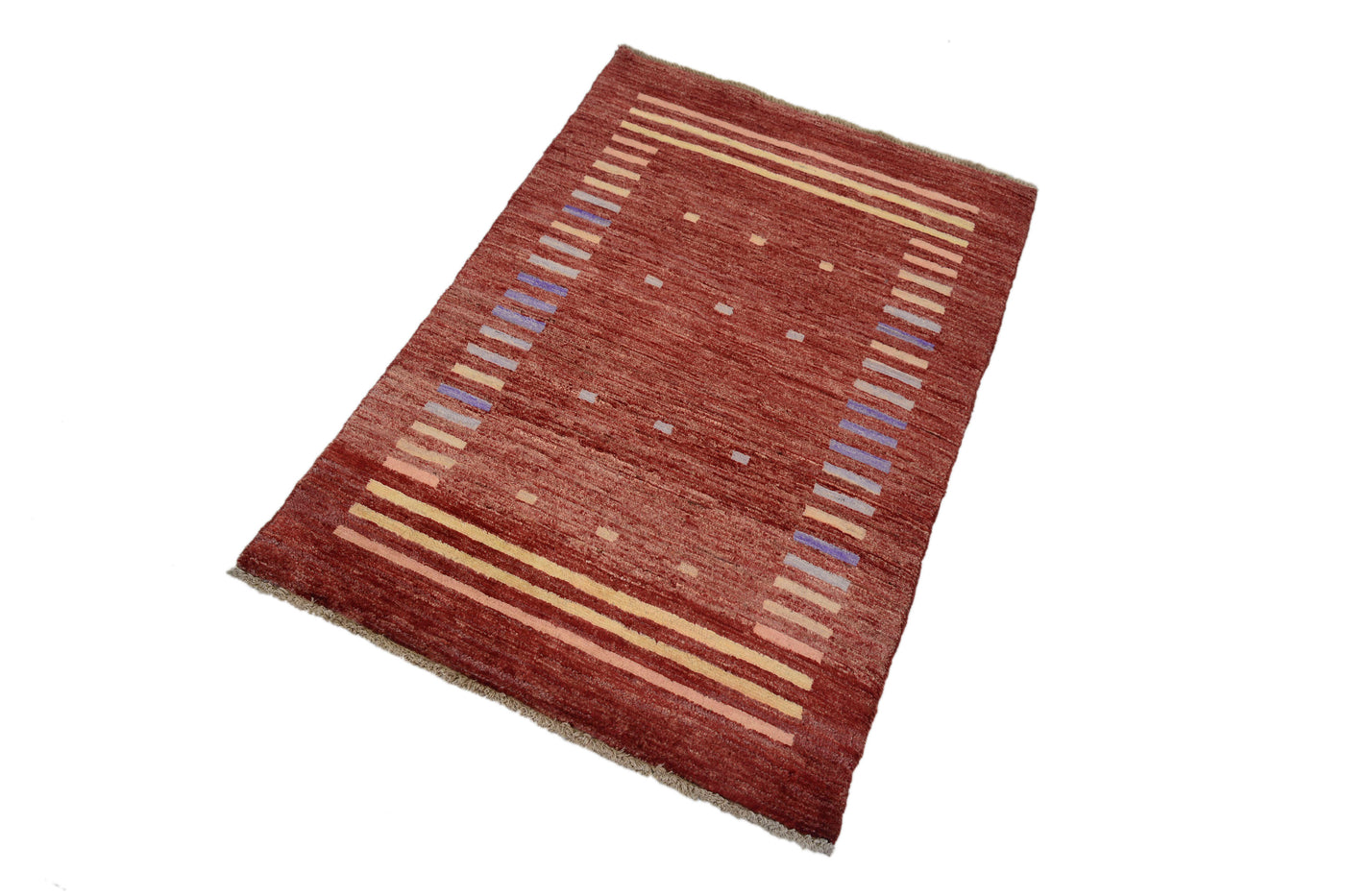 Gabbeh Persian Rug – Pomegranate Warmth