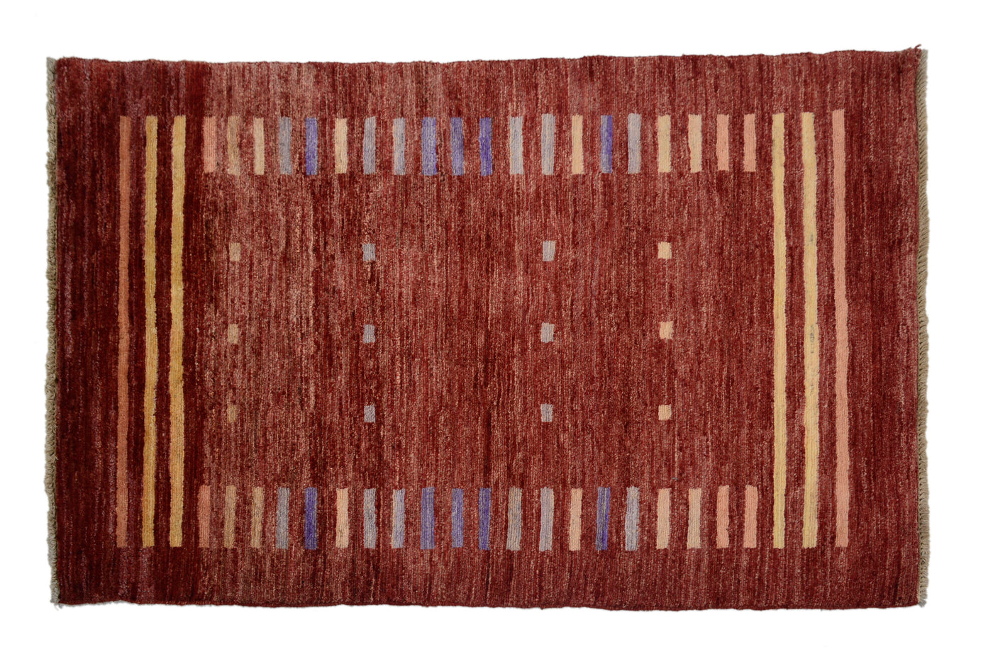 Gabbeh Persian Rug – Pomegranate Warmth