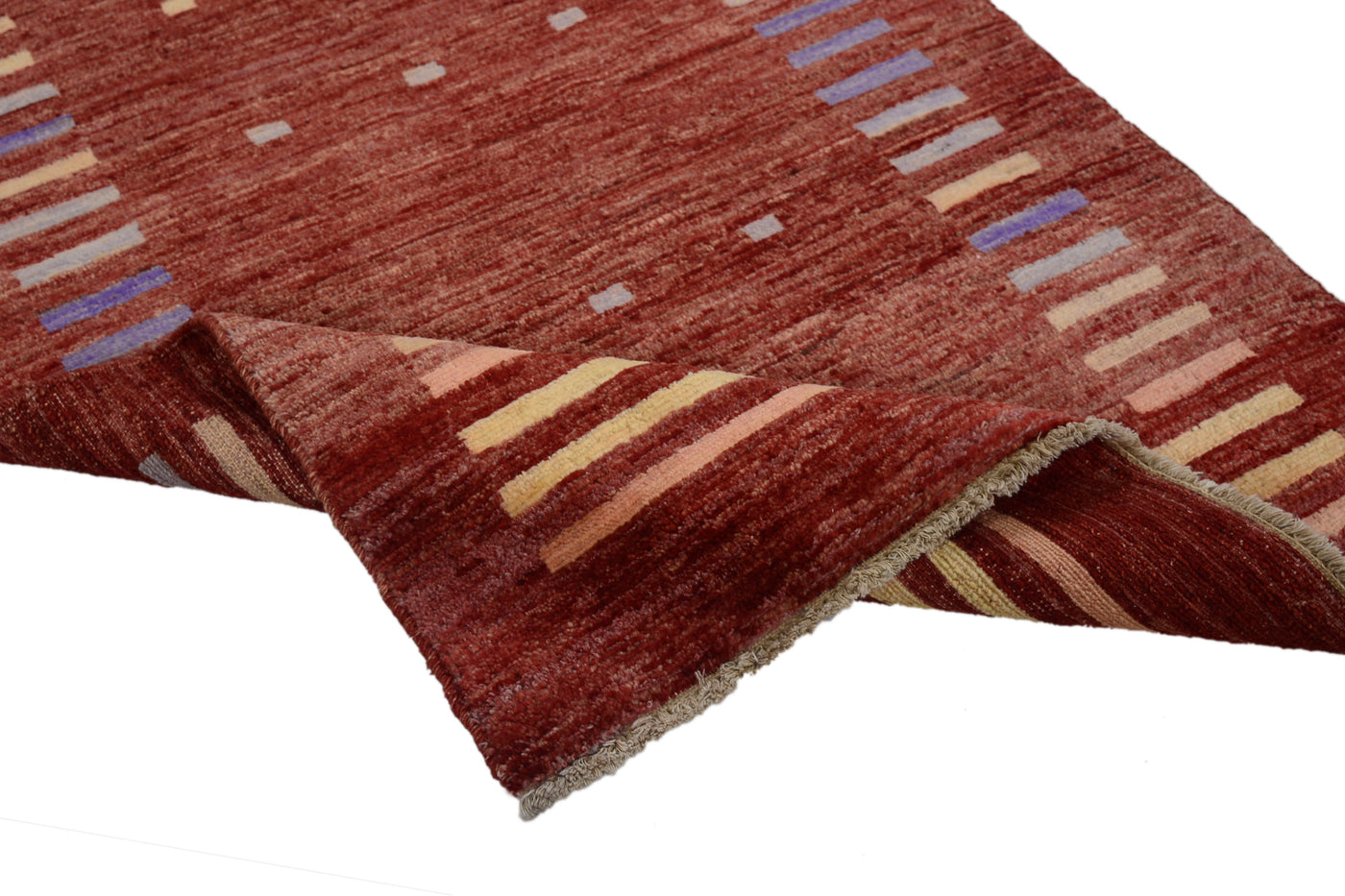 Gabbeh Persian Rug – Pomegranate Warmth