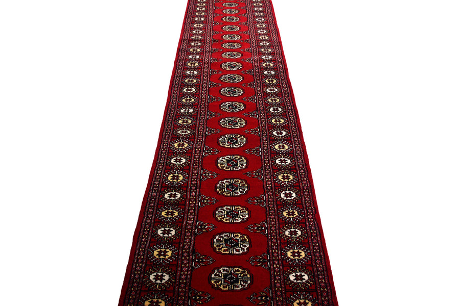 Bukhara Persian Runner, 78 x 417 cm