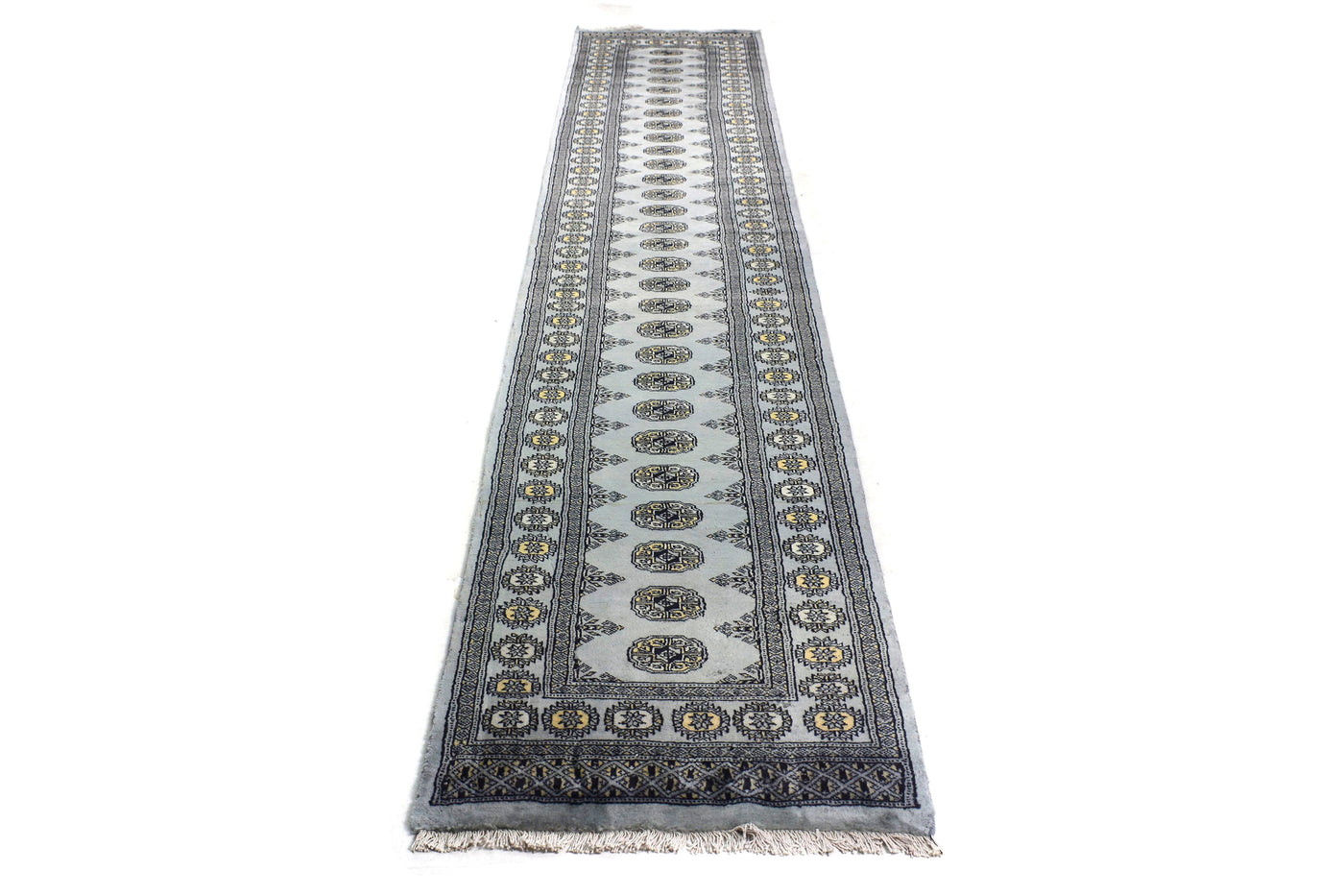 Bukhara Persian Runner – Stone Chevron