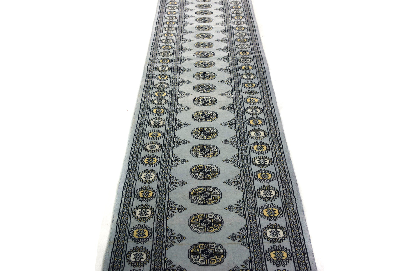 Bukhara Persian Runner – Stone Chevron