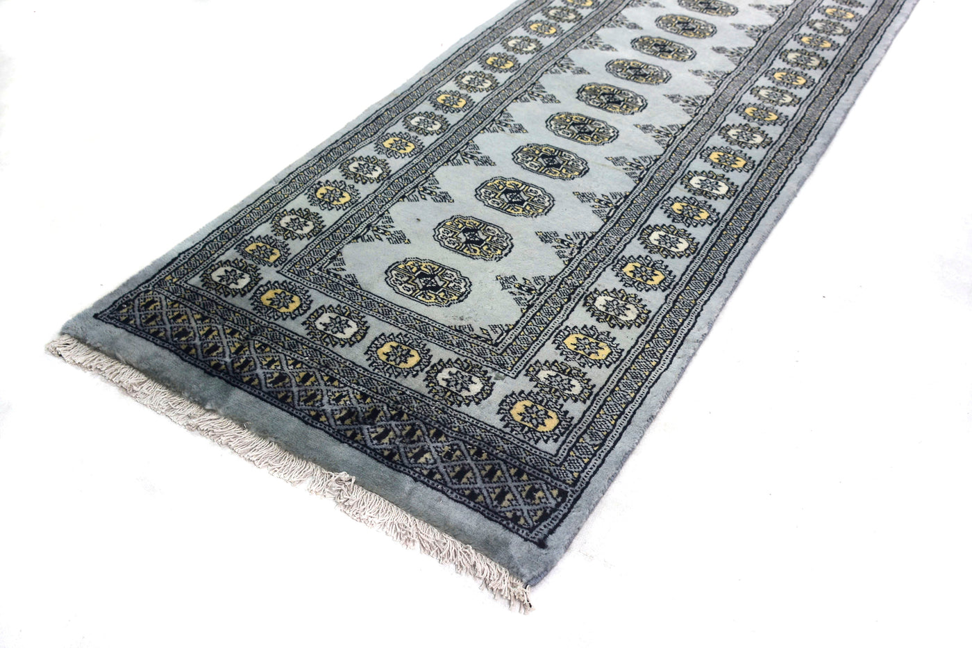 Bukhara Persian Runner – Stone Chevron