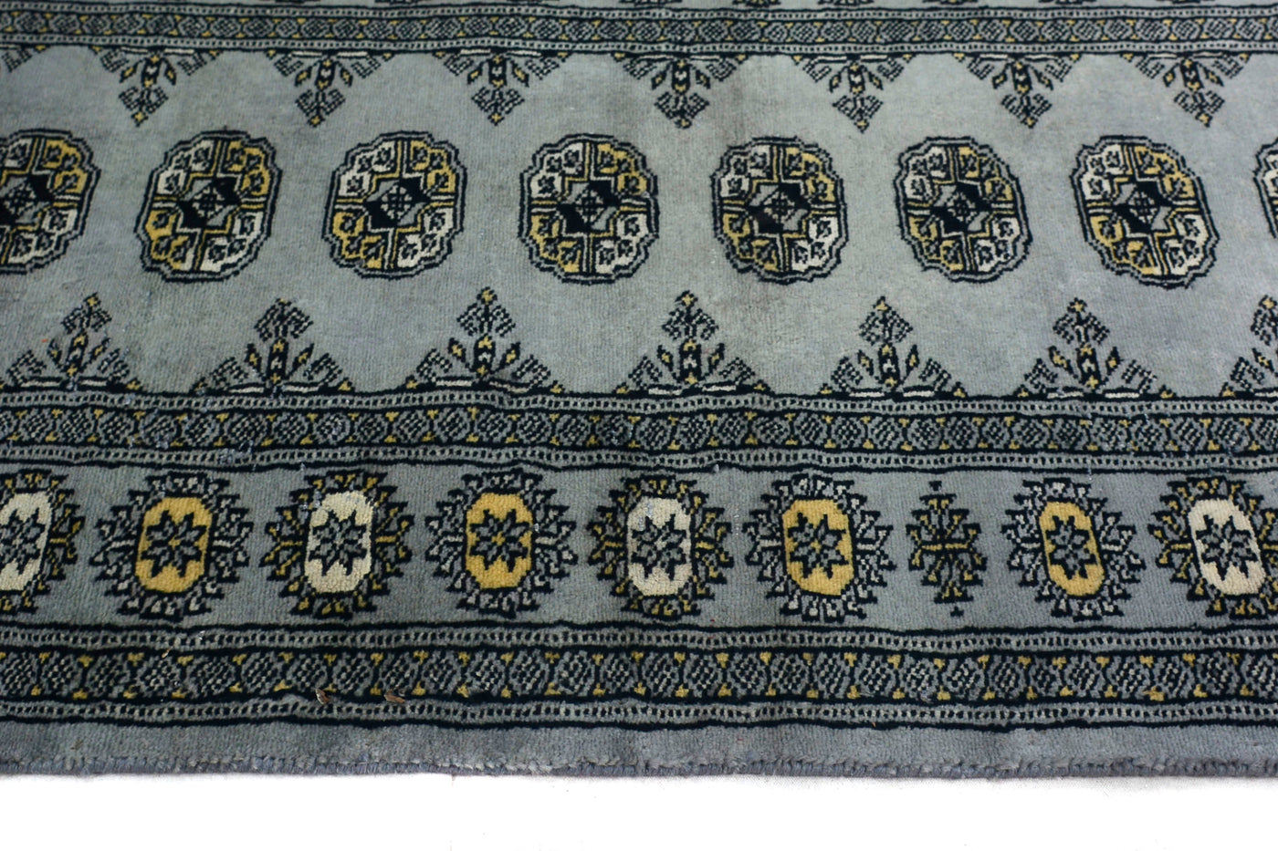 Bukhara Persian Runner – Stone Chevron