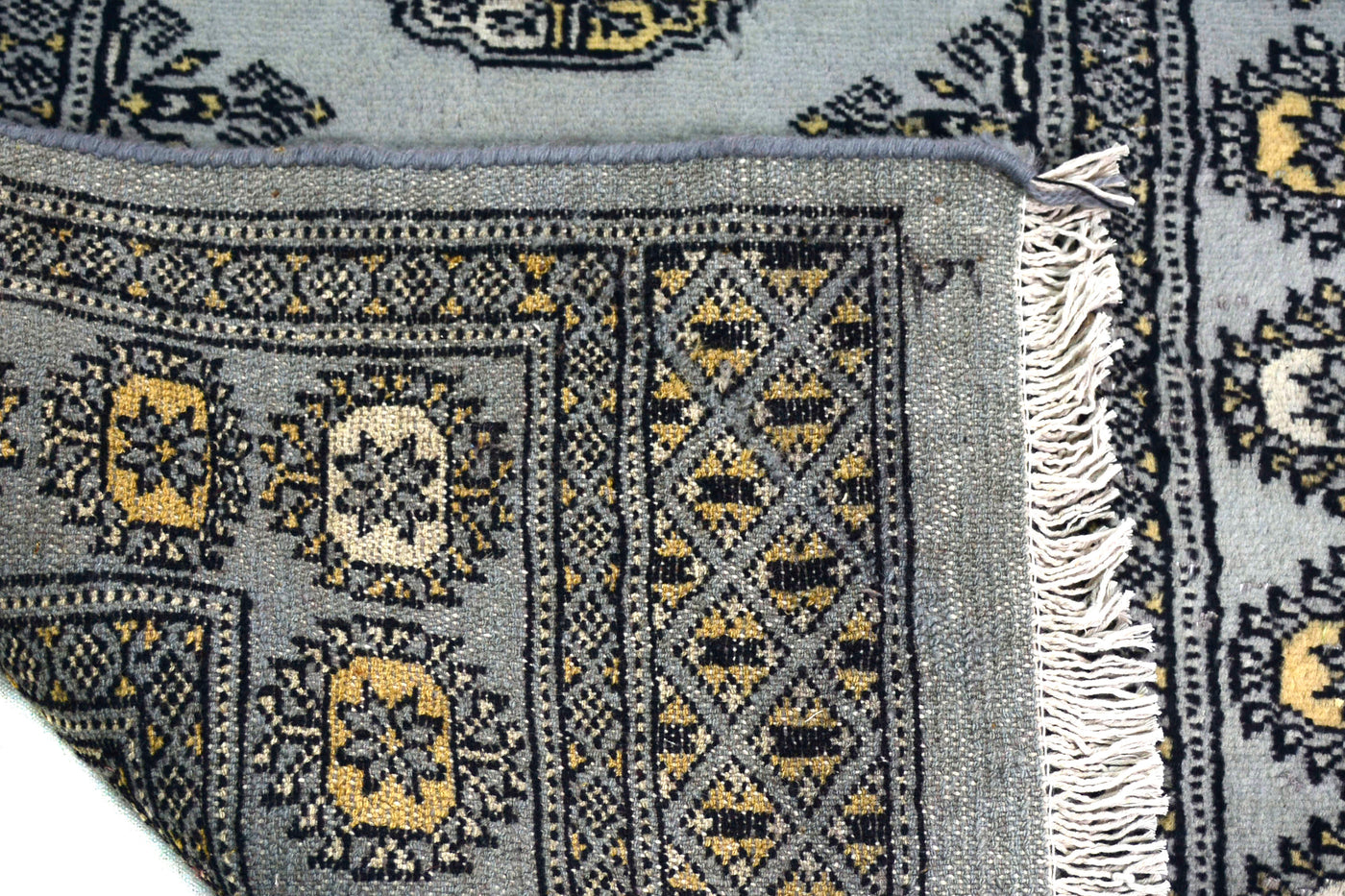 Bukhara Persian Runner – Stone Chevron