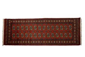 Bukhara Persian Runner, 83 x 226 cm