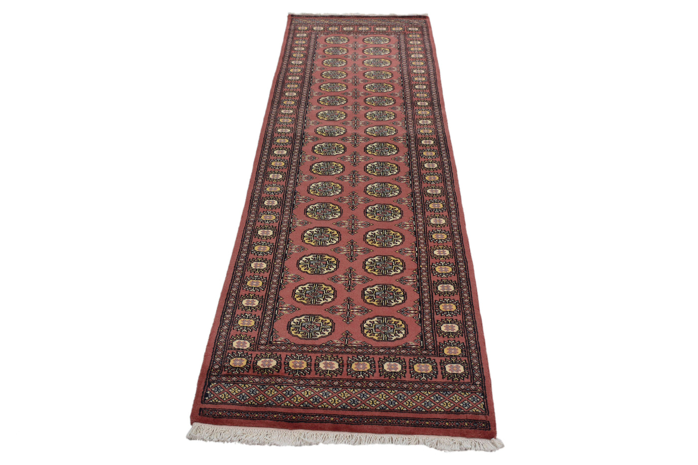 Bukhara Persian Runner – Claret Bands