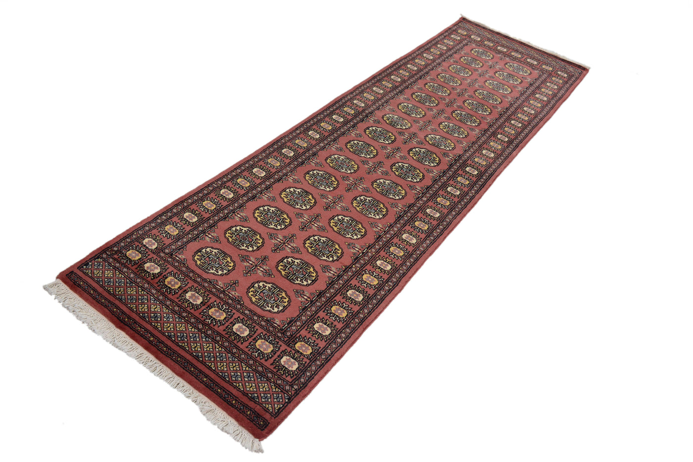 Bukhara Persian Runner – Claret Bands