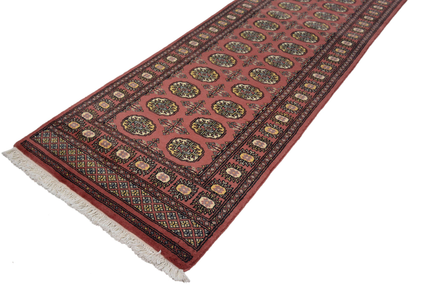 Bukhara Persian Runner – Claret Bands