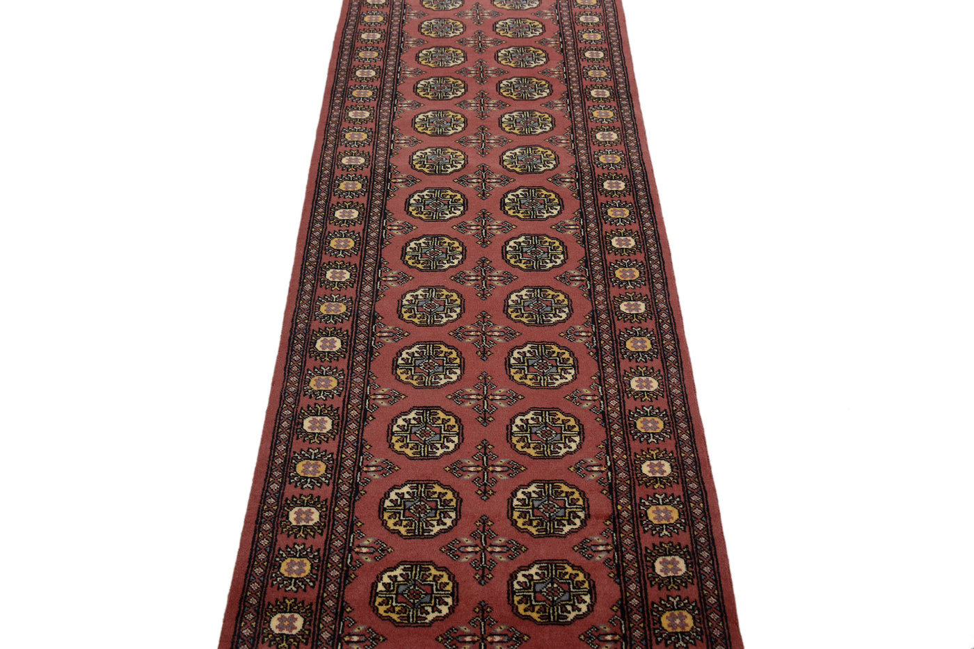 Bukhara Persian Runner – Claret Bands