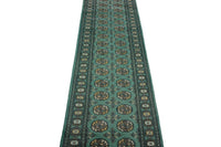 Bukhara Persian Runner, 80 x 363 cm