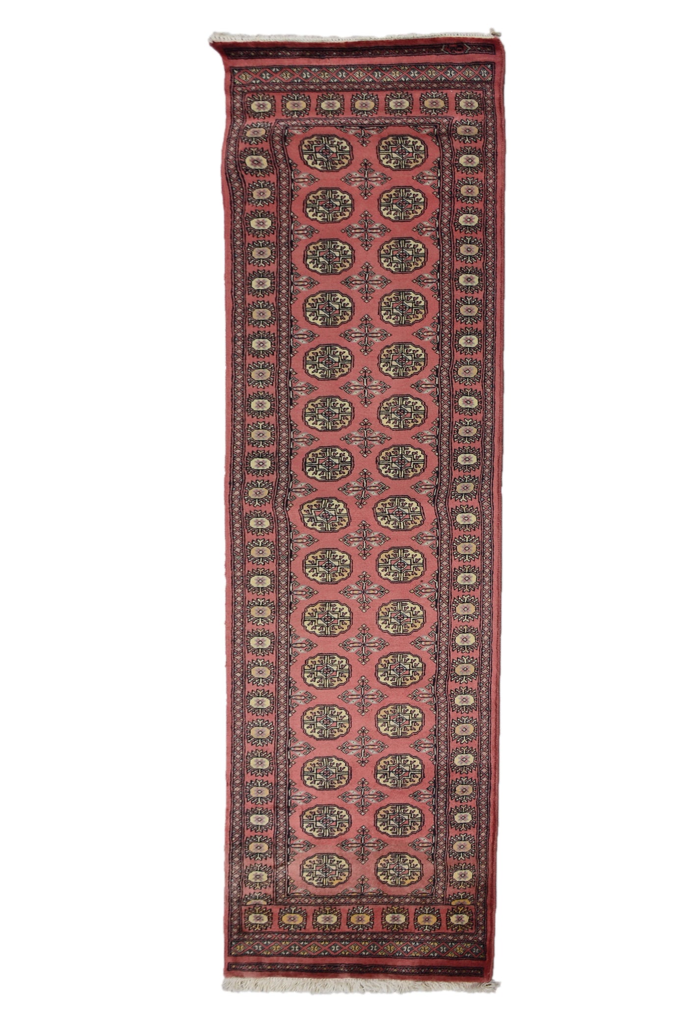 Bukhara Persian Runner – Crimson Chevron