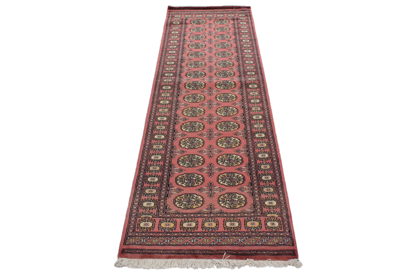 Bukhara Persian Runner – Crimson Chevron