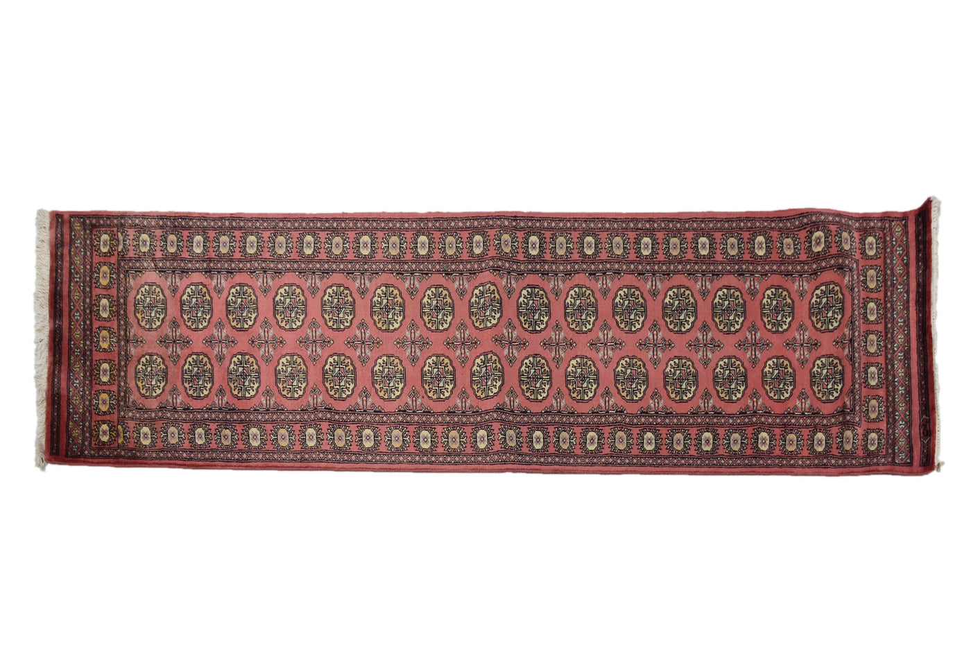 Bukhara Persian Runner – Crimson Chevron