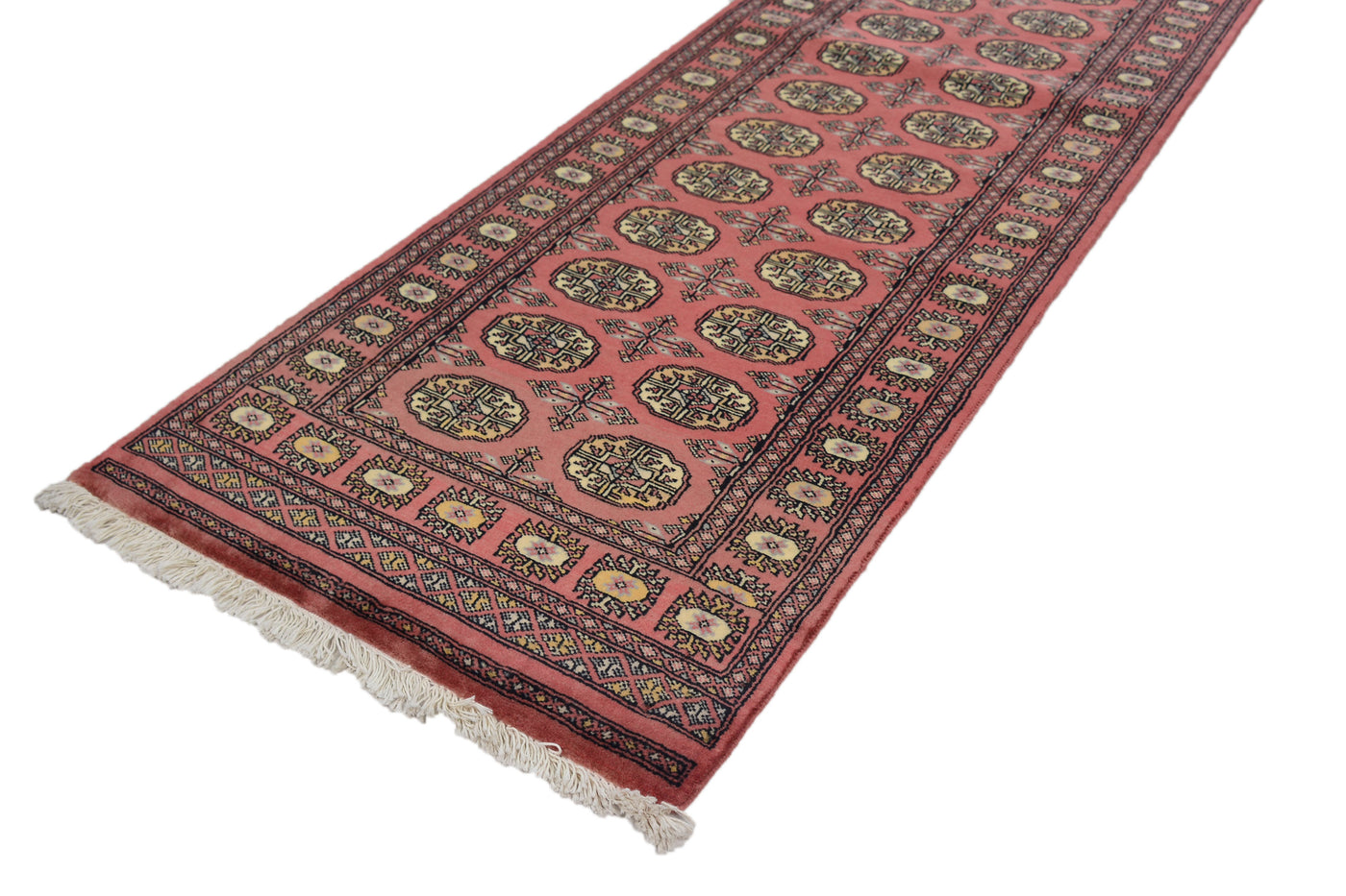 Bukhara Persian Runner – Crimson Chevron