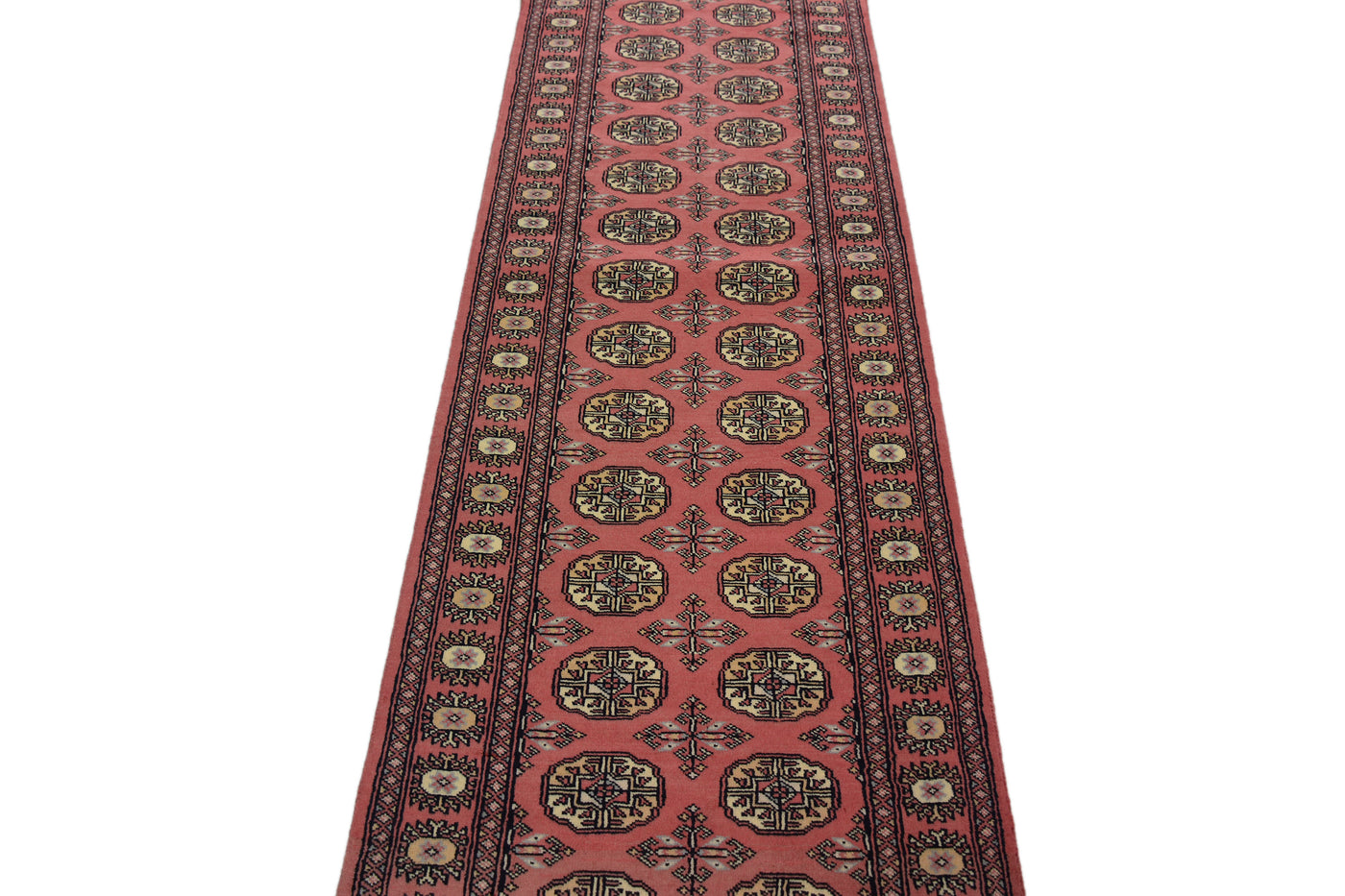 Bukhara Persian Runner – Crimson Chevron
