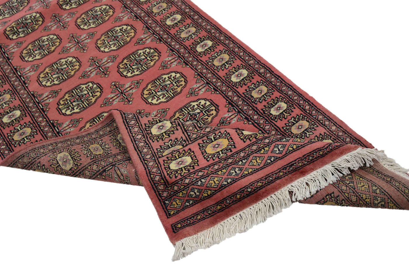 Bukhara Persian Runner – Crimson Chevron