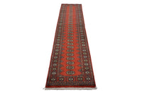 Bukhara Persian Runner, 78 x 363 cm