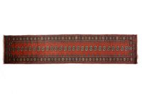 Bukhara Persian Runner, 78 x 363 cm