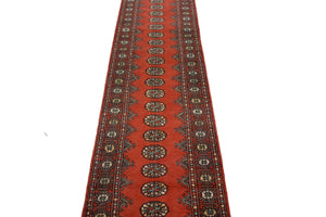 Bukhara Persian Runner, 78 x 363 cm