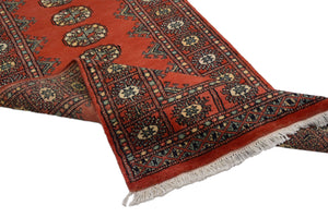 Bukhara Persian Runner, 78 x 363 cm