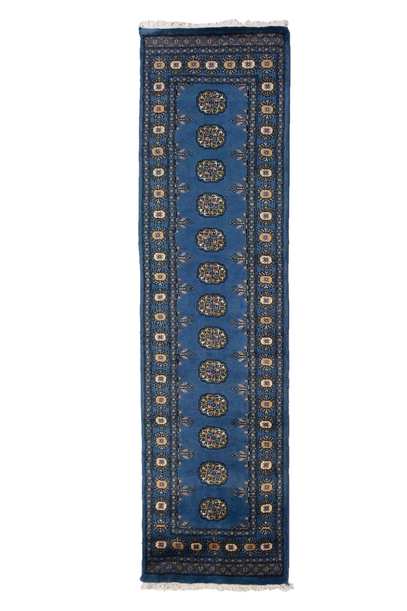Bukhara Persian Runner – Azure Bands