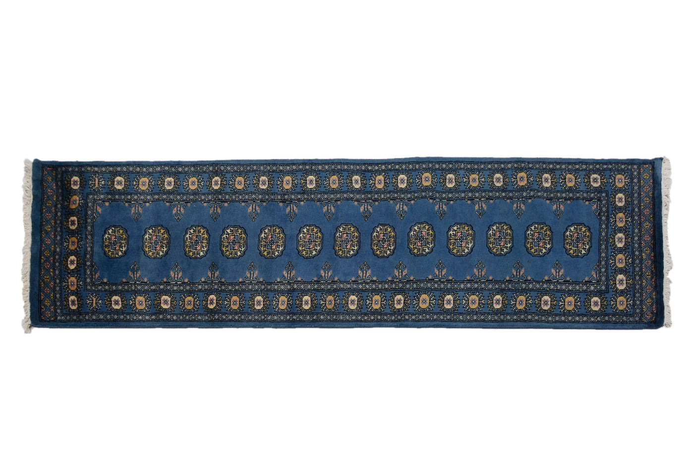 Bukhara Persian Runner – Azure Bands