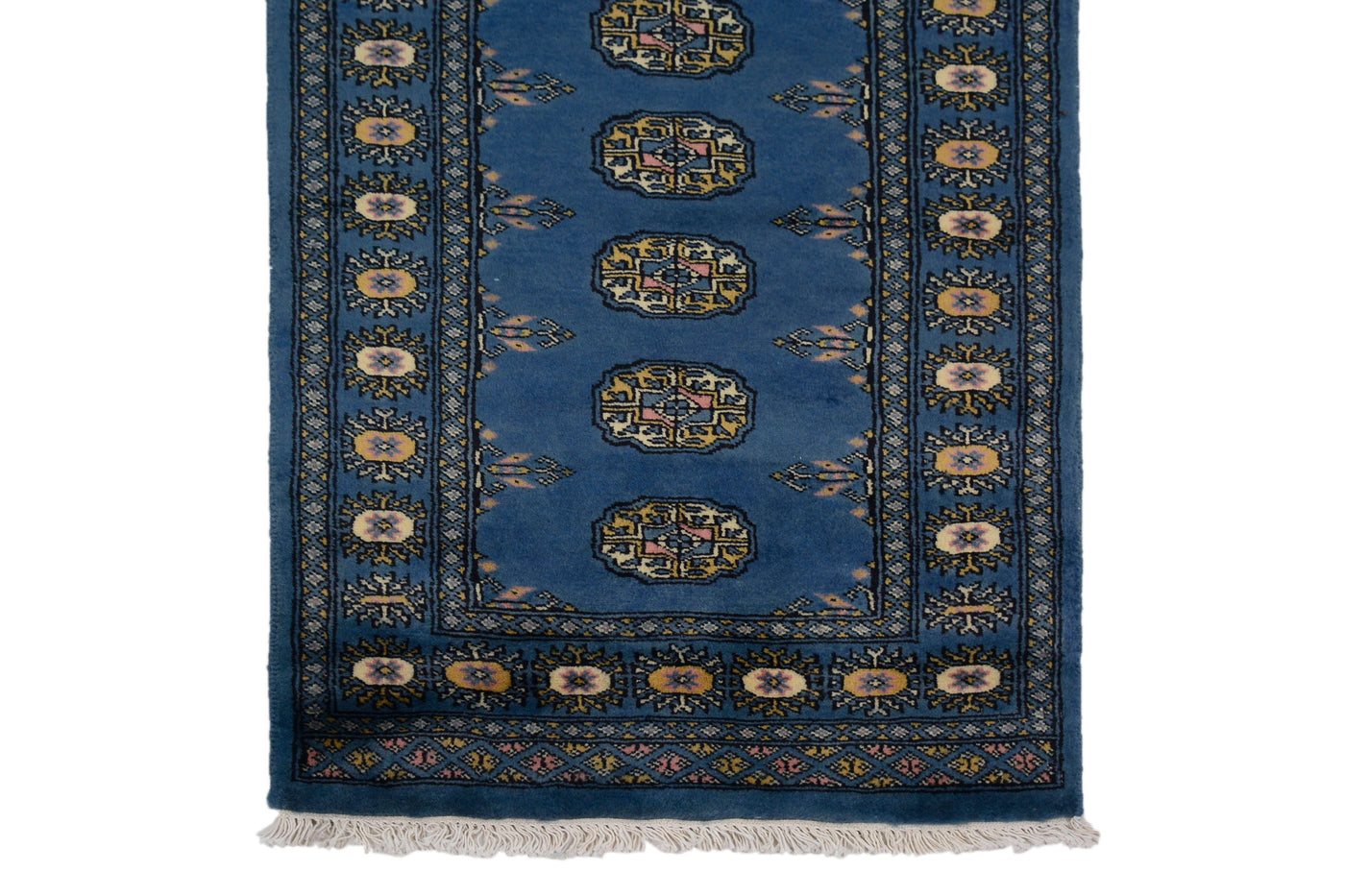Bukhara Persian Runner – Azure Bands