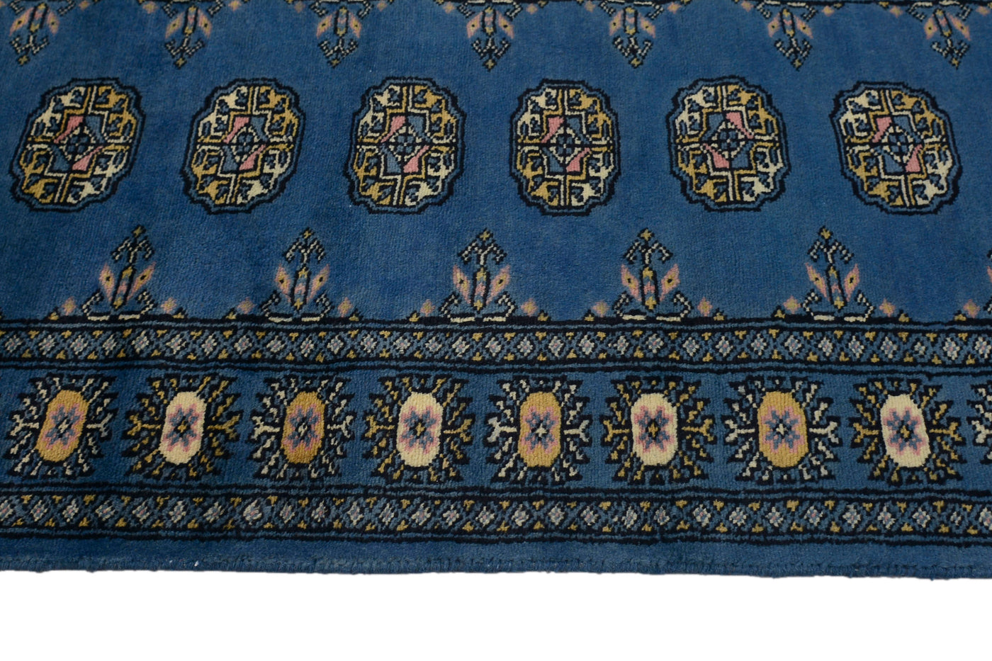 Bukhara Persian Runner – Azure Bands
