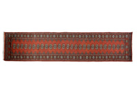 Bukhara Persian Runner, 80 x 357 cm