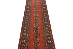 Bukhara Persian Runner, 80 x 357 cm