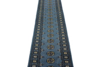 Bukhara Persian Runner, 80 x 372 cm