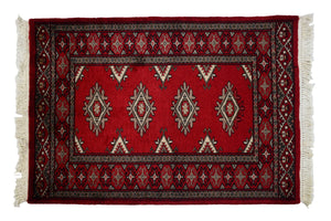 Bukhara Persian Rug, 64 x 92 cm