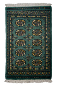 Bukhara Persian Rug, 65 x 100 cm