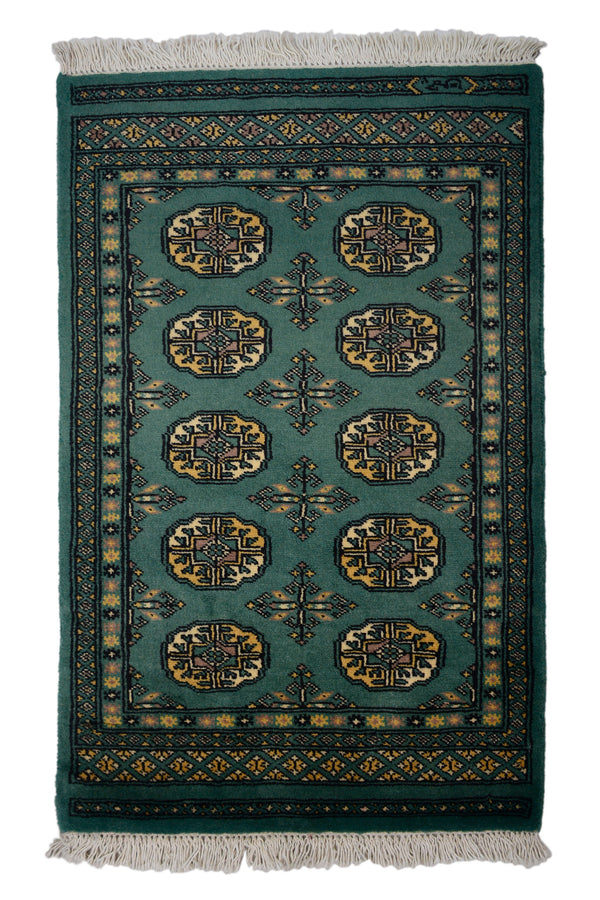 Bukhara Persian Rug, 65 x 100 cm