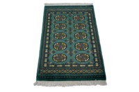 Bukhara Persian Rug, 65 x 100 cm