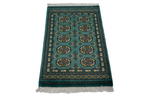 Bukhara Persian Rug, 65 x 100 cm